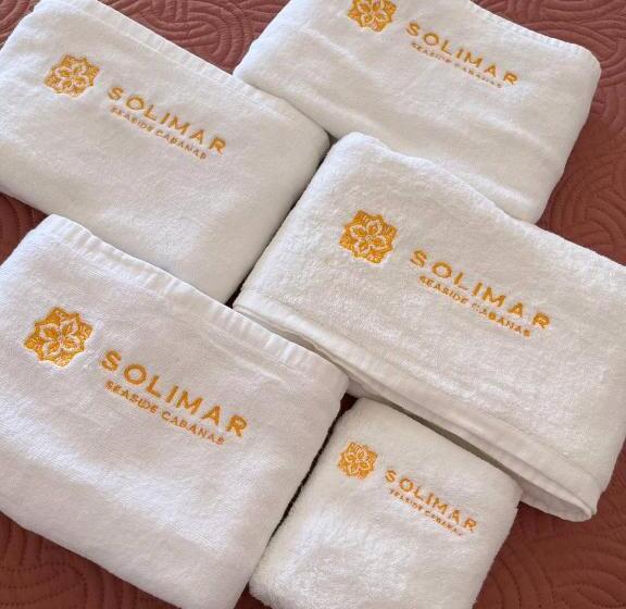 家庭间侧面带海景, Solimar Seaside Cabanas