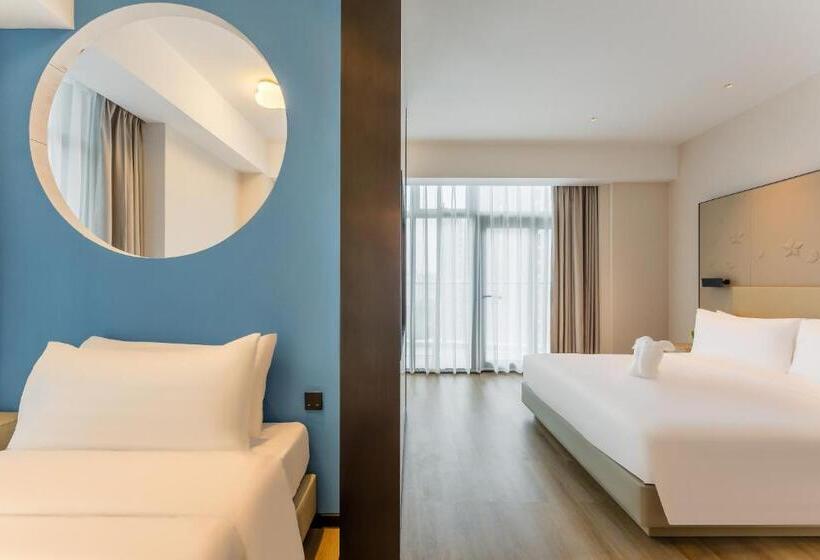 غرفة ديلوكس عائلية, Kew Green Hotel Mianshuicheng Haikou