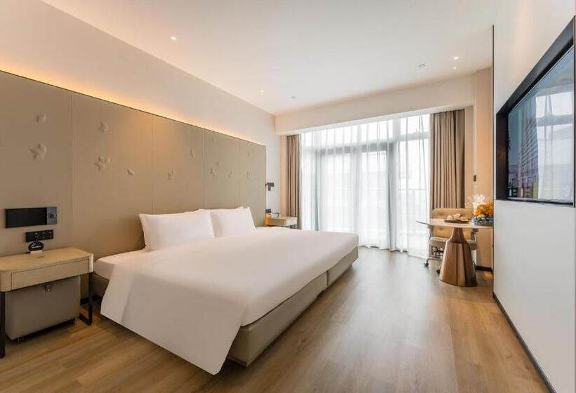 غرفة ديلوكس سرير كينج, Kew Green Hotel Mianshuicheng Haikou