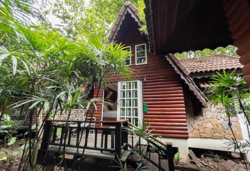 정원 전망 4인용 스탠다드 룸, ้hilly Phitsano Resort