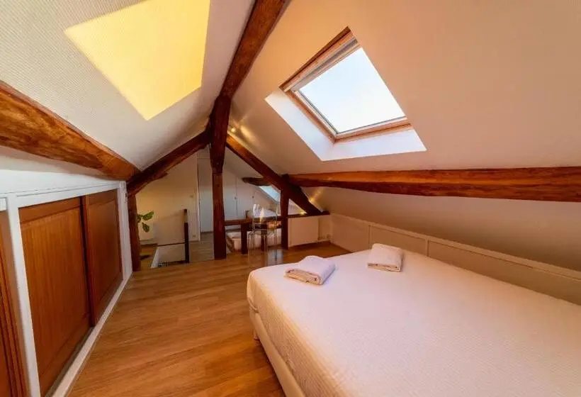 Huoneisto 1 Makuuhuone, Square Bnb   Duplex à 10min De Disneyland Paris