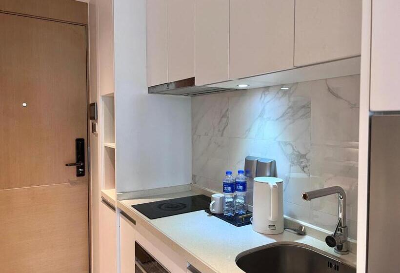 Quarto Deluxe, Kaisen Xiyue Hotel Apartment   Shenzhen International Convention And Exhibition Center