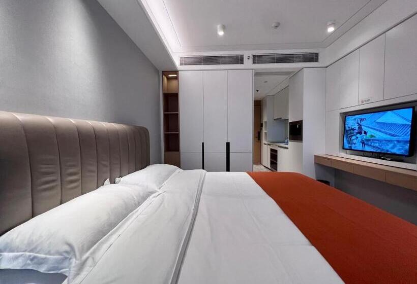 Quarto Deluxe, Kaisen Xiyue Hotel Apartment   Shenzhen International Convention And Exhibition Center