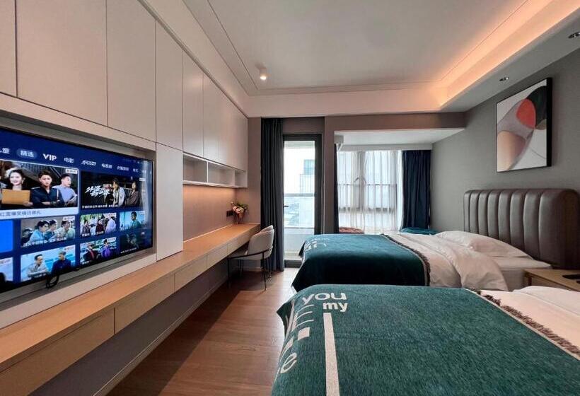 غرفة سوبيريور, Kaisen Xiyue Hotel Apartment   Shenzhen International Convention And Exhibition Center