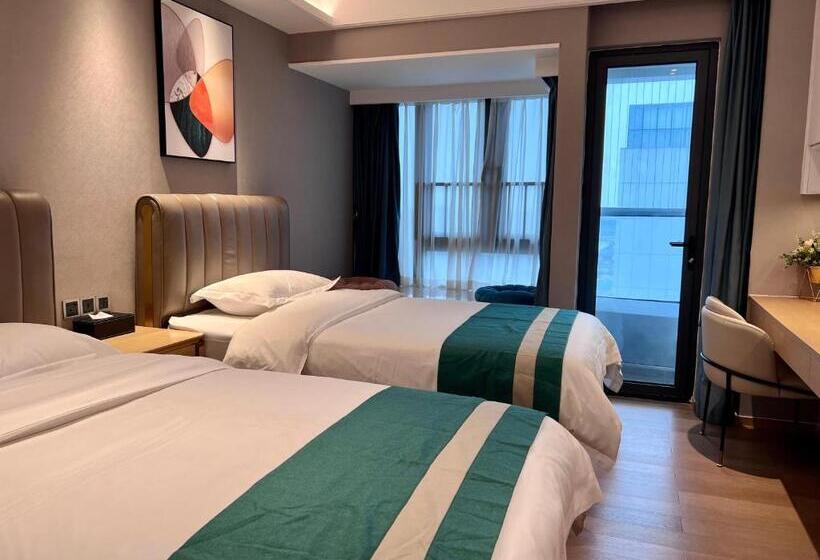 غرفة ديلوكس, Kaisen Xiyue Hotel Apartment   Shenzhen International Convention And Exhibition Center