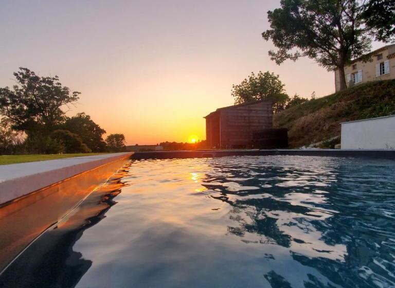 חדר סטנדרט נוף לבריכה, Bessire Chambres & Table D Hôtes