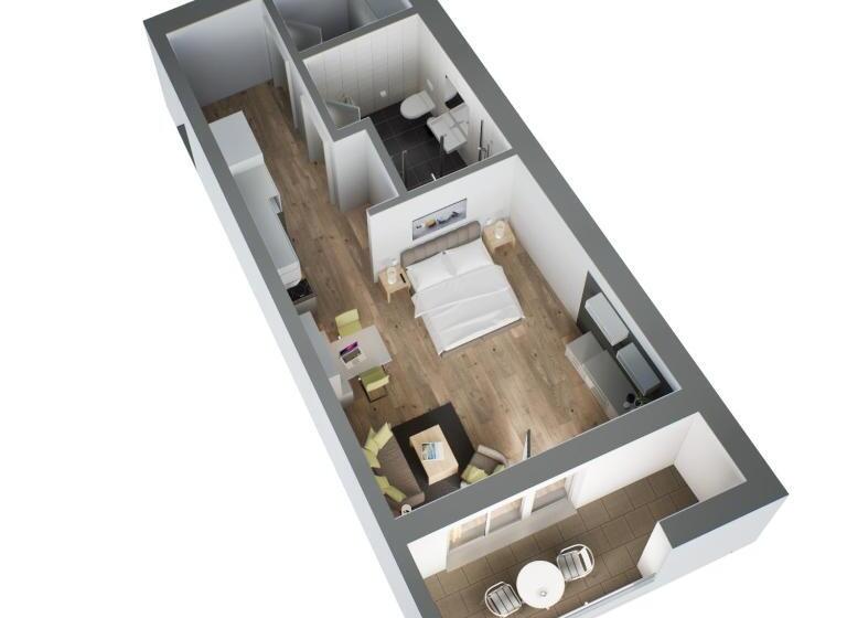 Студия Deluxe, Adapt Apartments Wetzlar