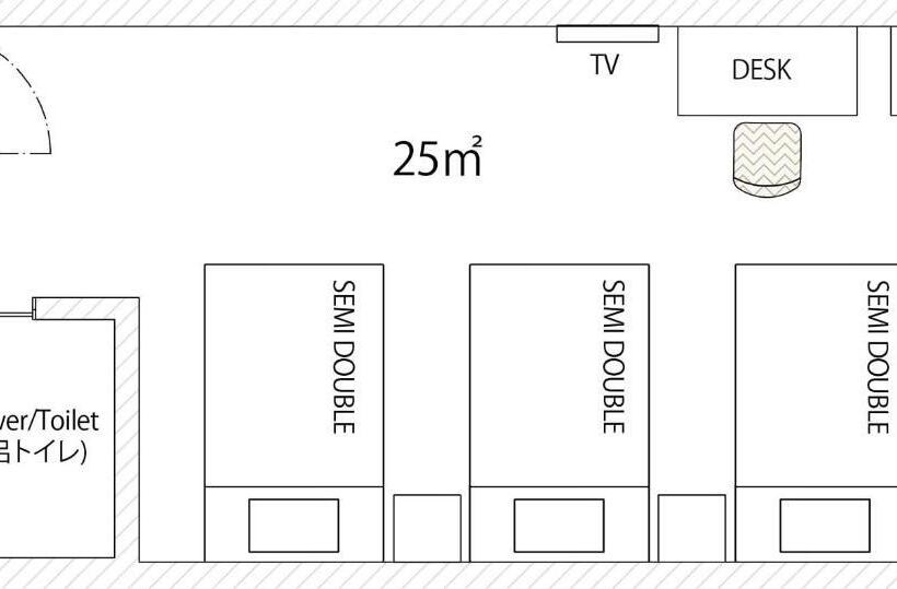 스탠다드 트리플 룸, Hanaguri しまなみ海道スマート旅館