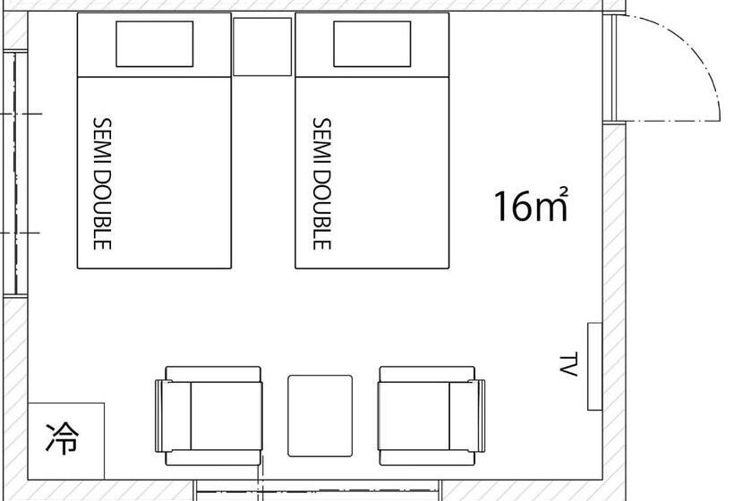 기본룸, Hanaguri しまなみ海道スマート旅館