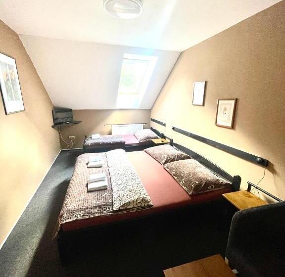 חדר סטנדרט לשלושה, Penzion A Restaurace U Nováků