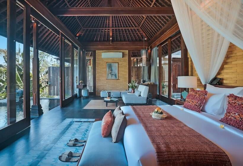 וילה עם חדר שינה אחד ובריכת שחיה, Sanna Ubud A Pramana Experience