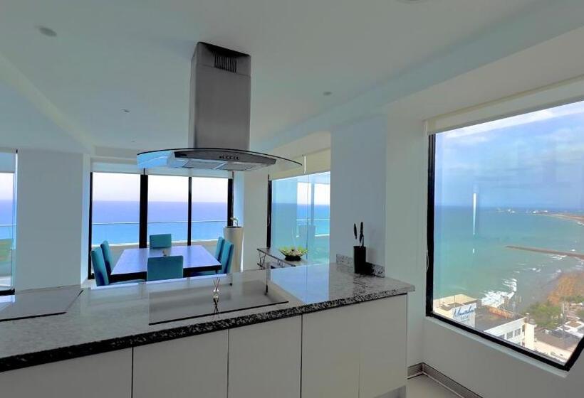 آپارتمان لوکس 1 خوابه, The Best Luxury Penthouse   Beach View