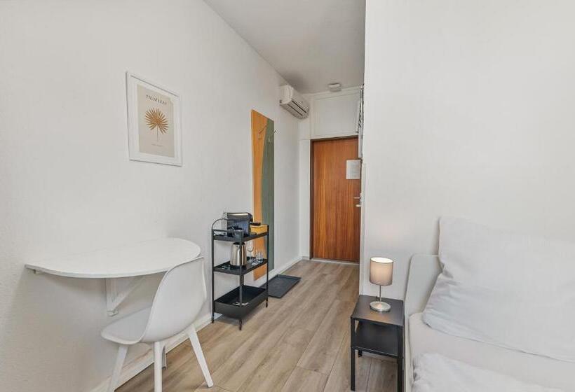 スタンダードシングルルーム, Home2stay Apartmenthaus Heilbronn City Kitchen Parking Highspeed Wifi Washroom