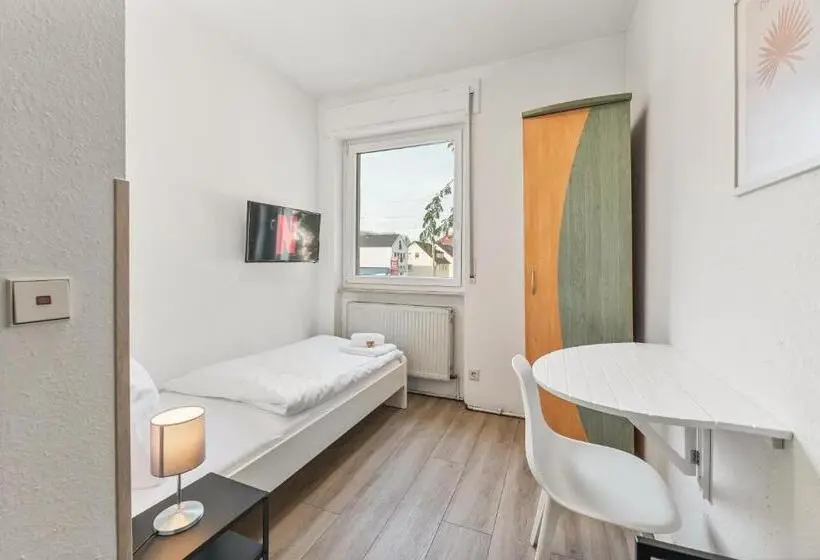 スタンダードシングルルーム, Home2stay Apartmenthaus Heilbronn City Kitchen Parking Highspeed Wifi Washroom