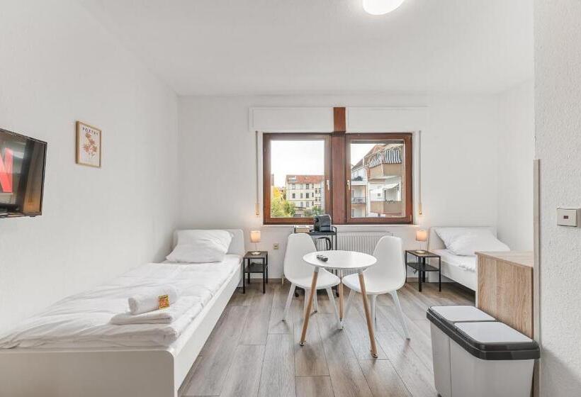 スーペリアールーム, Home2stay Apartmenthaus Heilbronn City Kitchen Parking Highspeed Wifi Washroom