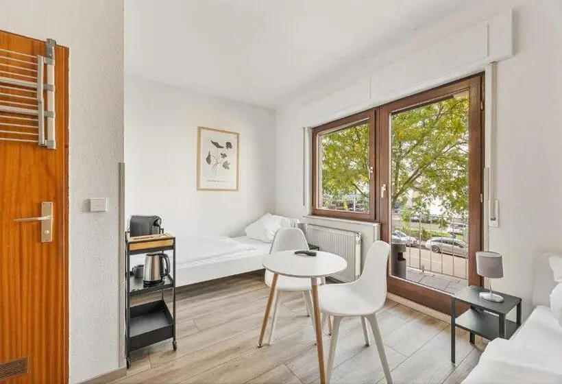 バルコニー付きスタンダードルーム, Home2stay Apartmenthaus Heilbronn City Kitchen Parking Highspeed Wifi Washroom