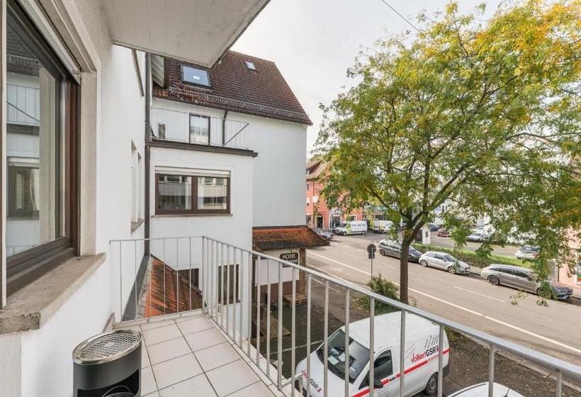 스탠다드 발코니 룸, Home2stay Apartmenthaus Heilbronn City Kitchen Parking Highspeed Wifi Washroom