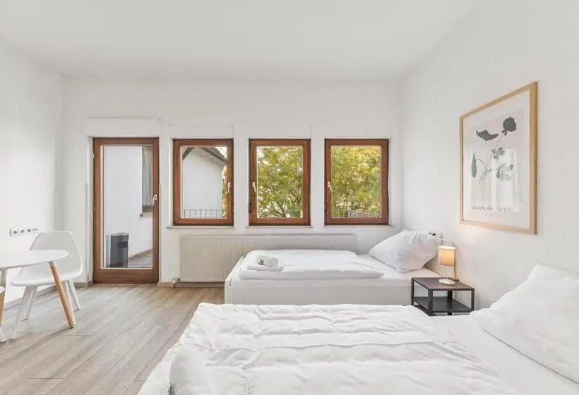 テラス付きスタンダードワンルーム, Home2stay Apartmenthaus Heilbronn City Kitchen Parking Highspeed Wifi Washroom