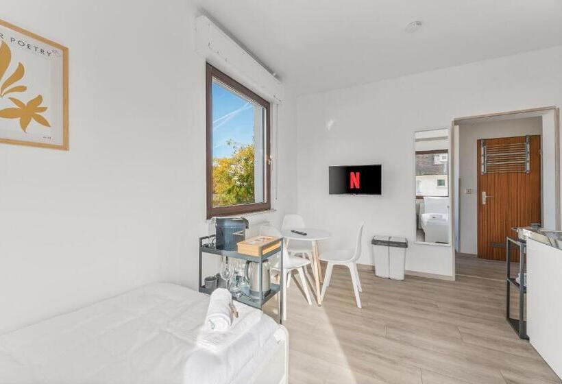 Студия Стандарт, Home2stay Apartmenthaus Heilbronn City Kitchen Parking Highspeed Wifi Washroom