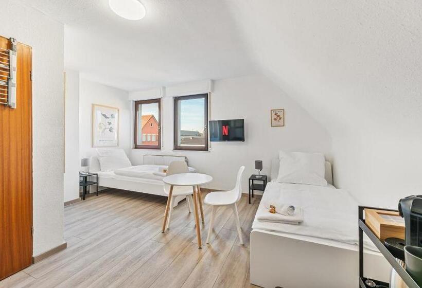 이코노미 룸, Home2stay Apartmenthaus Heilbronn City Kitchen Parking Highspeed Wifi Washroom