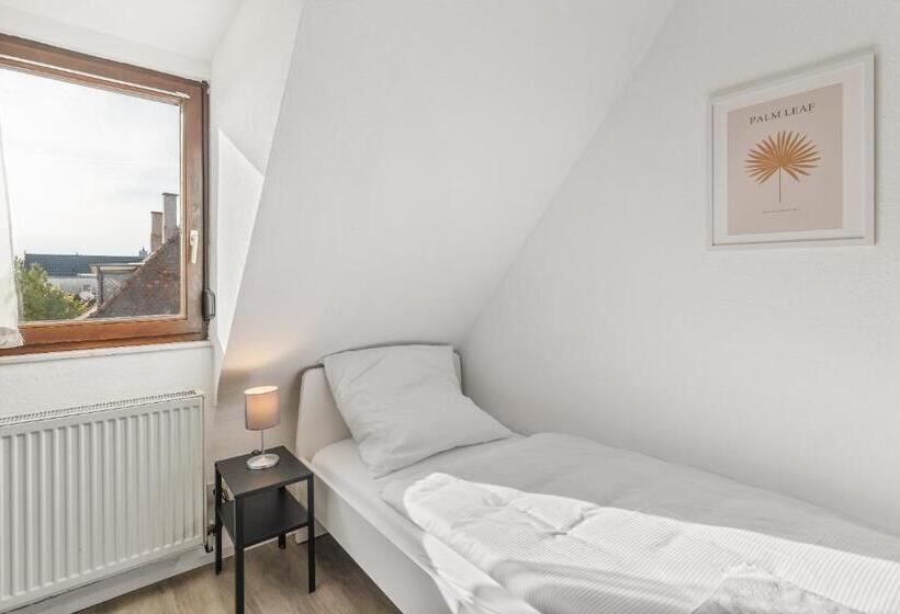 スーペリアシングルルーム, Home2stay Apartmenthaus Heilbronn City Kitchen Parking Highspeed Wifi Washroom