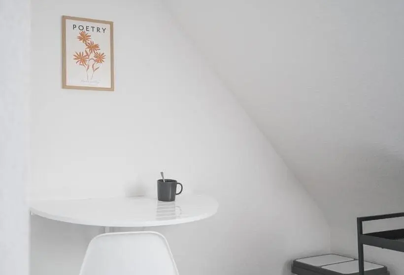 スーペリアシングルルーム, Home2stay Apartmenthaus Heilbronn City Kitchen Parking Highspeed Wifi Washroom