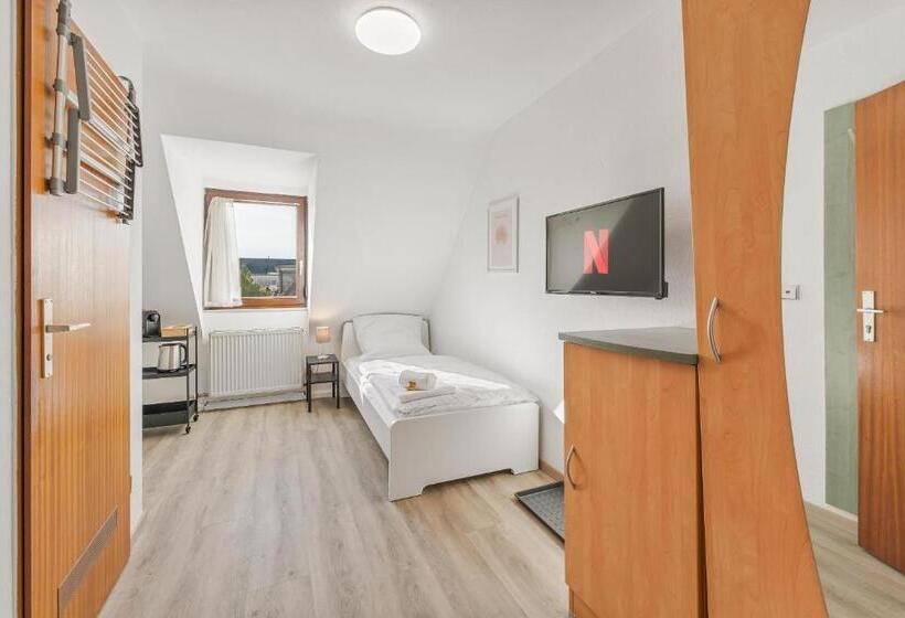 スーペリアシングルルーム, Home2stay Apartmenthaus Heilbronn City Kitchen Parking Highspeed Wifi Washroom