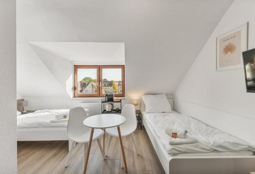 デラックスルーム, Home2stay Apartmenthaus Heilbronn City Kitchen Parking Highspeed Wifi Washroom