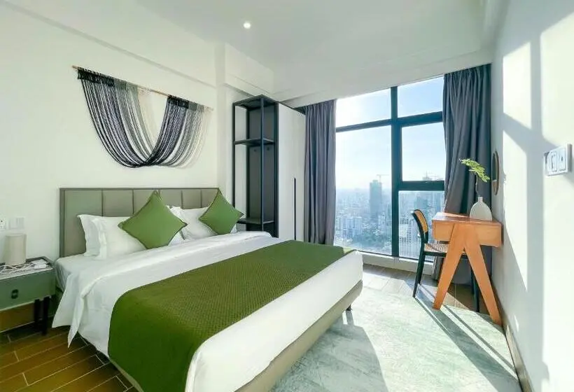 Huoneisto 2 Makuuhuonetta, Phnom Penh Huan Yu Center Hotel & Residence 金边寰宇中心酒店公寓