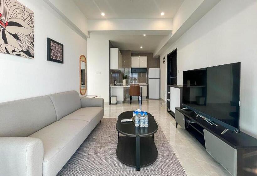 침실 2개 아파트, Phnom Penh Huan Yu Center Hotel & Residence 金边寰宇中心酒店公寓
