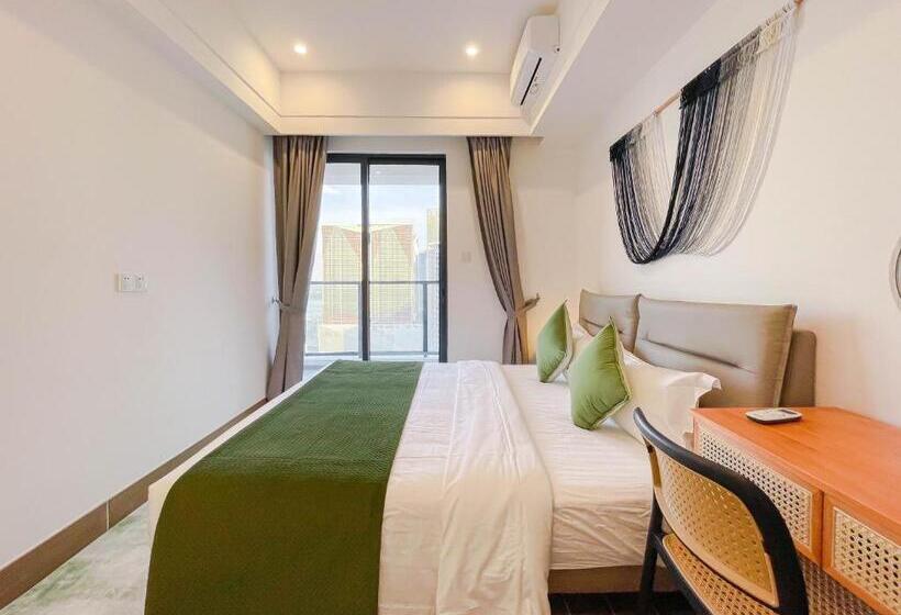 带1个卧室的公寓, Phnom Penh Huan Yu Center Hotel & Residence 金边寰宇中心酒店公寓