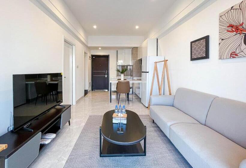 Apartament 1 Sypialnia, Phnom Penh Huan Yu Center Hotel & Residence 金边寰宇中心酒店公寓