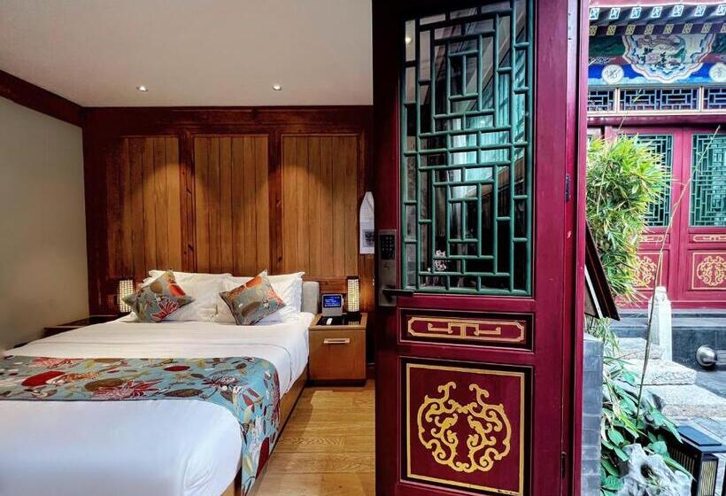 Quarto Superior Interior, 北京悦明元星空白塔景观四合院民宿