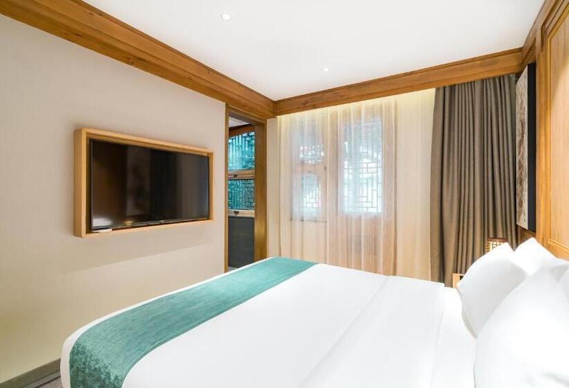 Quarto Superior Interior, 北京悦明元星空白塔景观四合院民宿