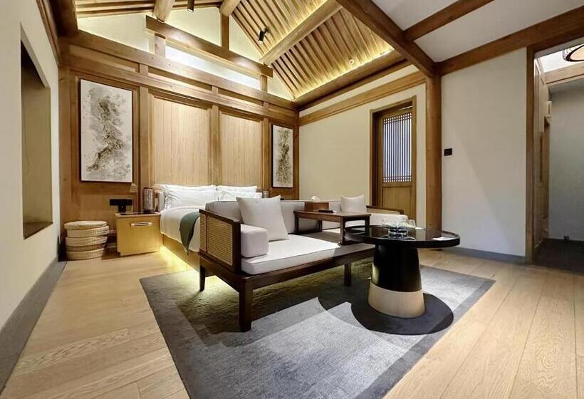 Quarto clássico, 北京悦明元星空白塔景观四合院民宿