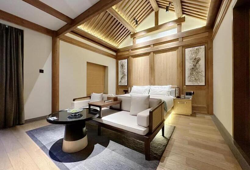 Quarto clássico, 北京悦明元星空白塔景观四合院民宿