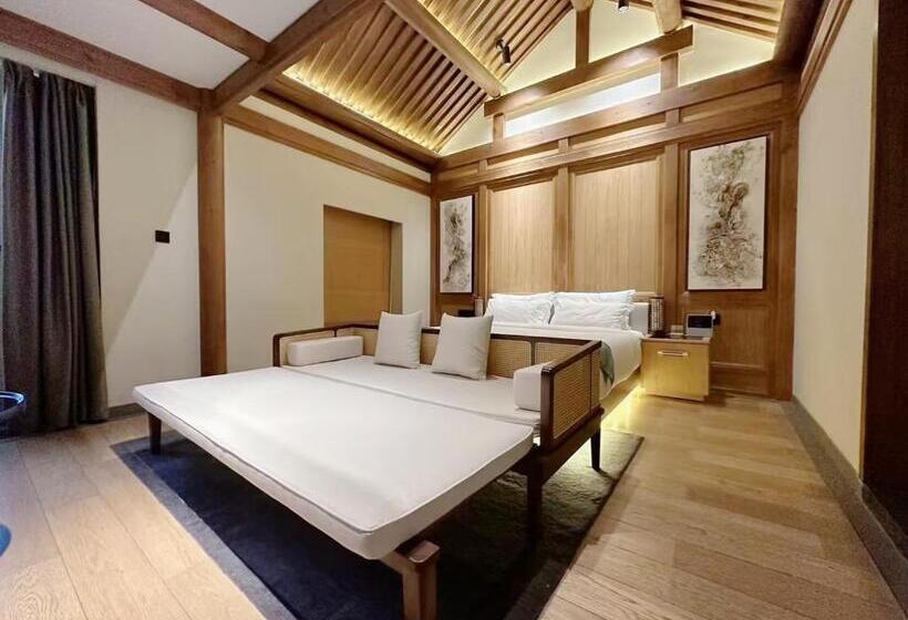 Quarto clássico, 北京悦明元星空白塔景观四合院民宿