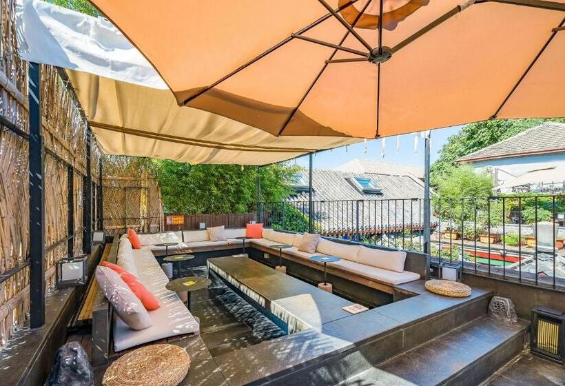 Quarto standard, 北京悦明元星空白塔景观四合院民宿