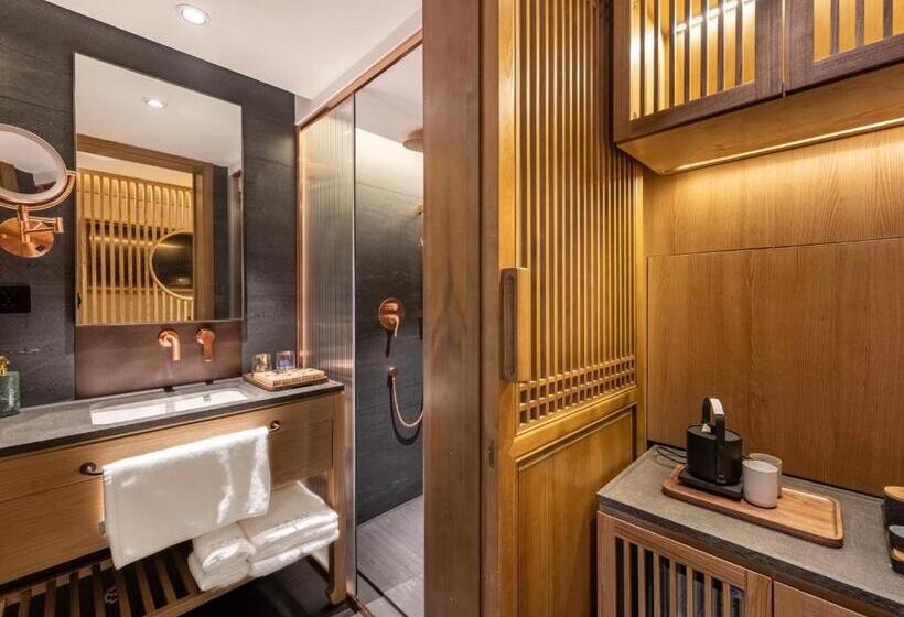 Quarto standard, 北京悦明元星空白塔景观四合院民宿