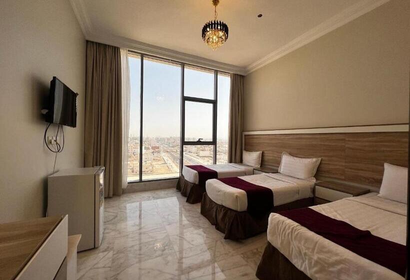 带景观的三人标准房间, Taiba Karim Hotel Madina