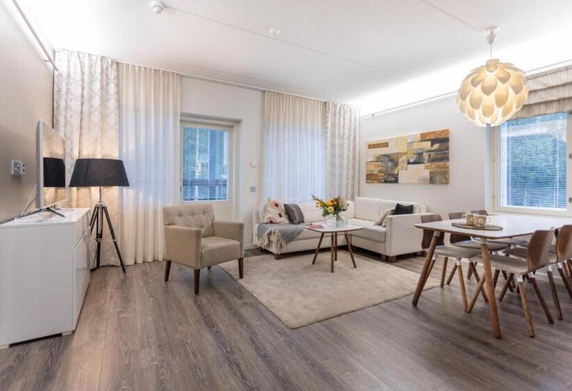 1 Bedroom Apartment Lake View, Vuokatti Booking Suites