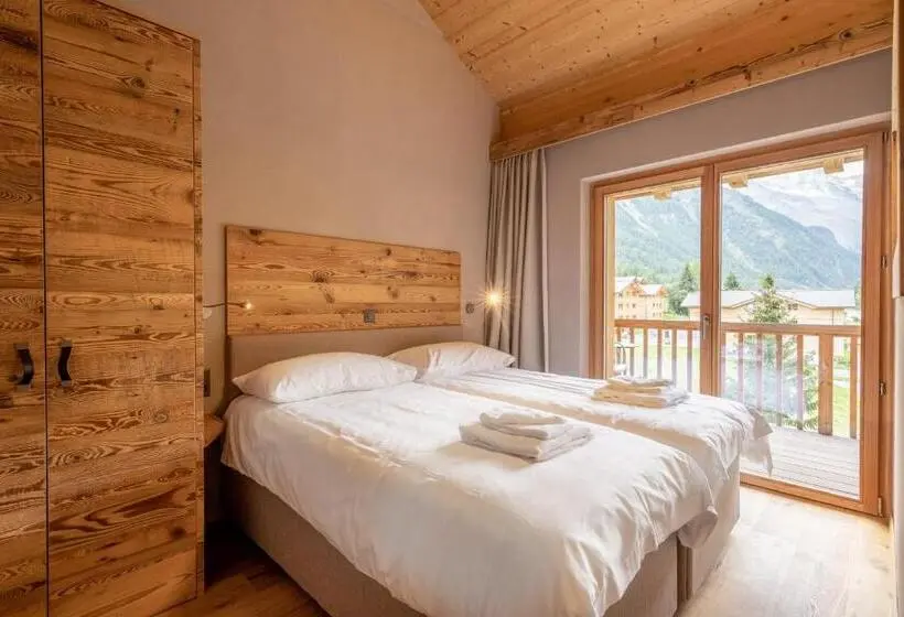 バルコニー付き1ベッドルームアパートメント, Swisspeak Resorts Zinal
