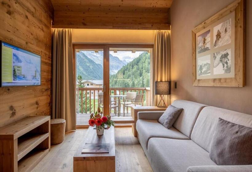 Апартаменты 1 Спальня с Балконом, Swisspeak Resorts Zinal