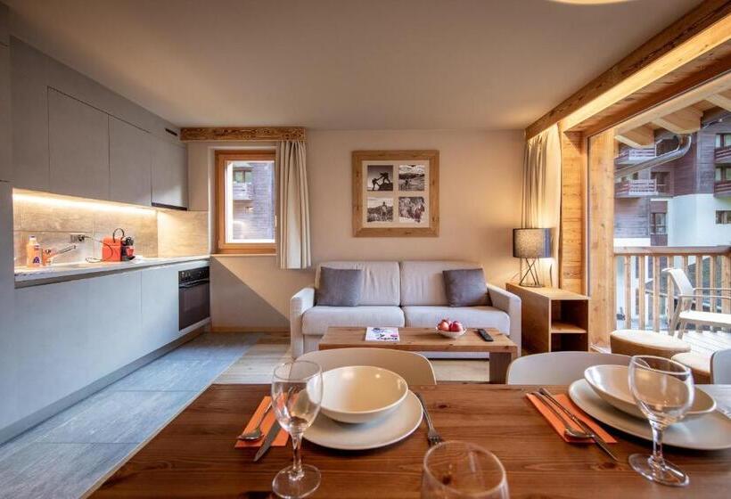 דירה בת חדר שינה 1 עם מרפסת, Swisspeak Resorts Zinal