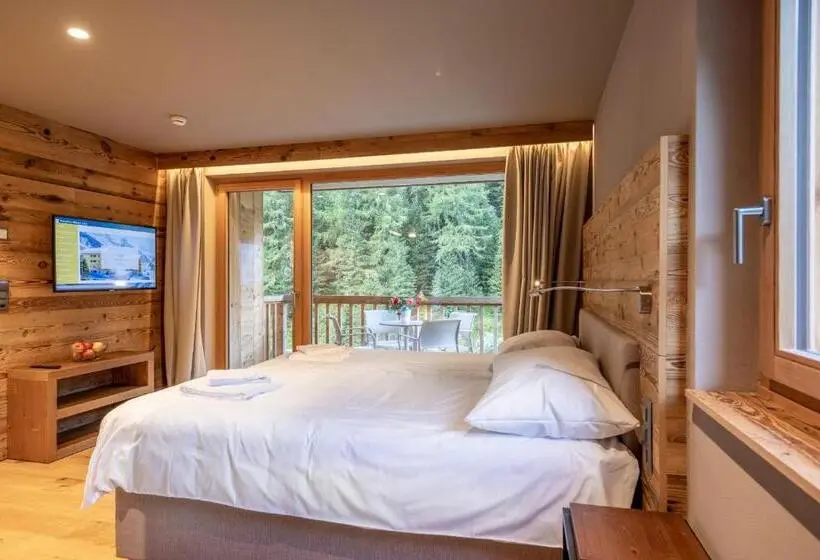 1ベッドルームのデラックスアパートメント, Swisspeak Resorts Zinal