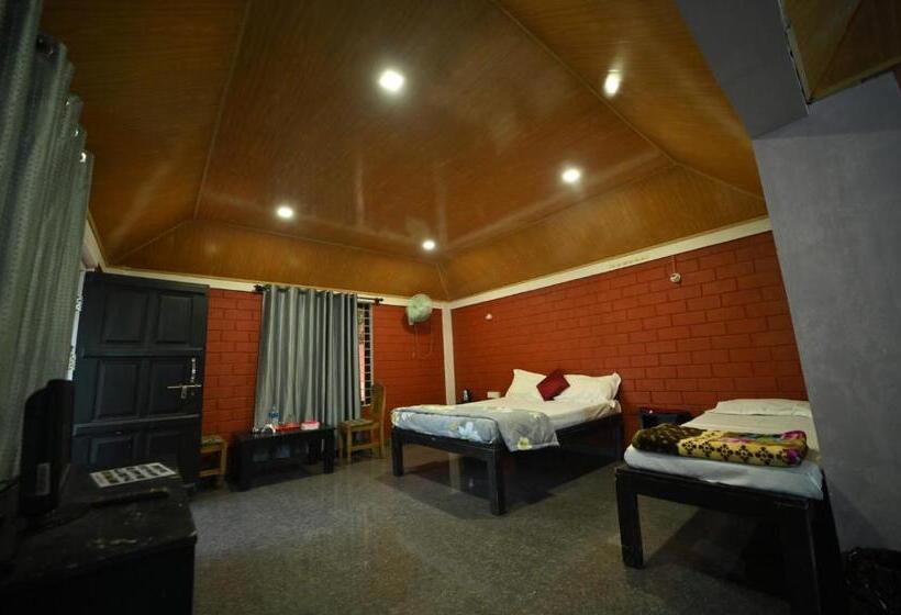 1 Sovrums Villa Trädgårdsutsikt, Coorg Homestay Resort