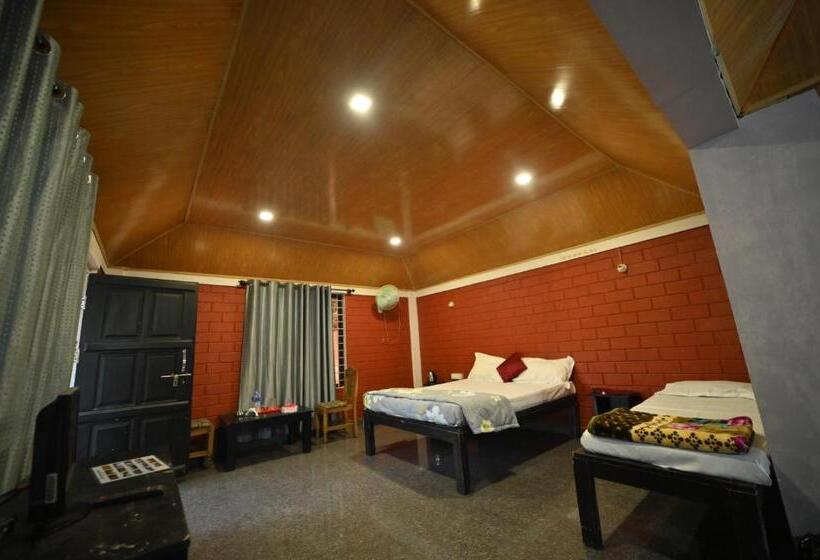 1 Sovrums Villa Trädgårdsutsikt, Coorg Homestay Resort