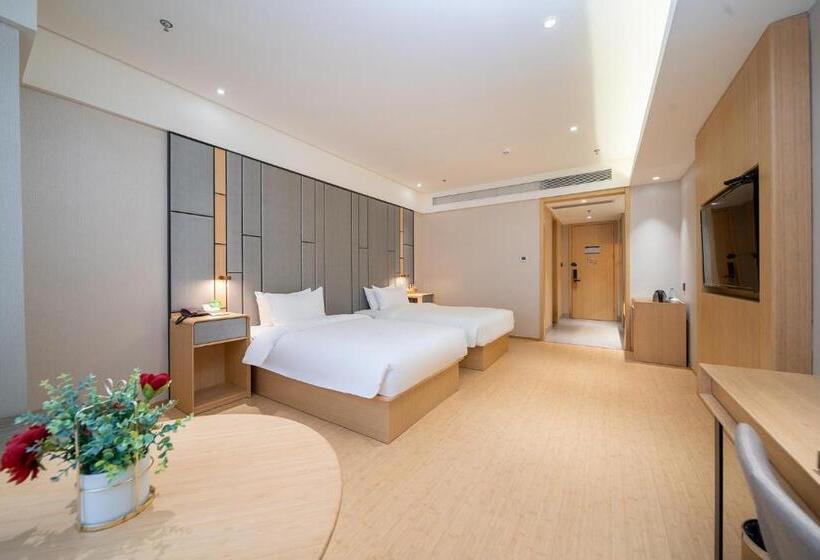 غرفة ديلوكس, Dingwang Hotel   Guangzhou High Speed Rail South Railway Station Chencun Metro Station