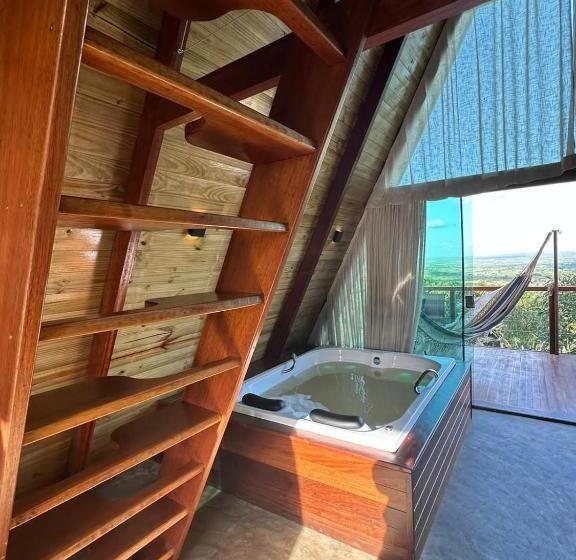 חדר משפחתי, Chalés Mirante Da Serra Pb