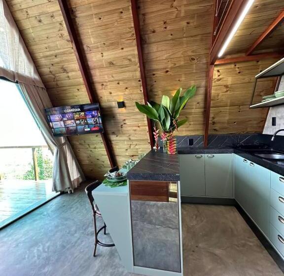 חדר משפחתי, Chalés Mirante Da Serra Pb